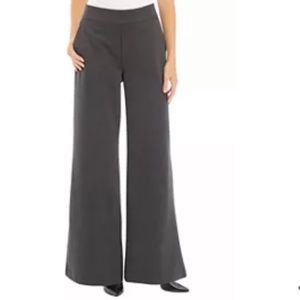 Gloria Vanderbilt Women's Pull On Ponte Wide Leg Trouser Pants